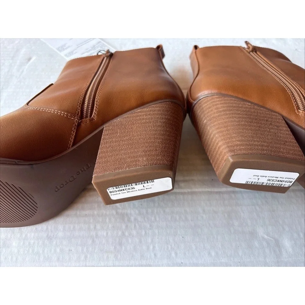 The Drop Women's Boots / Pointed Toe Western Ankle Boots US Size 9 Uk 7